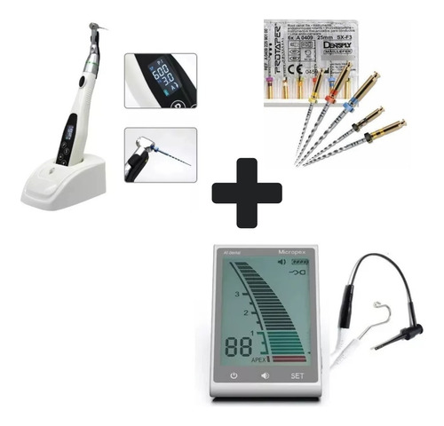 Kit Motor Endodontia Rotatorio Reciprocante Localizador Lima