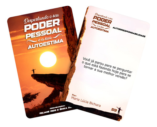 Baralho Terapêutico Recurso Cartas Terapia Jogo Autoestima Poder Pessoal Autoconfiança