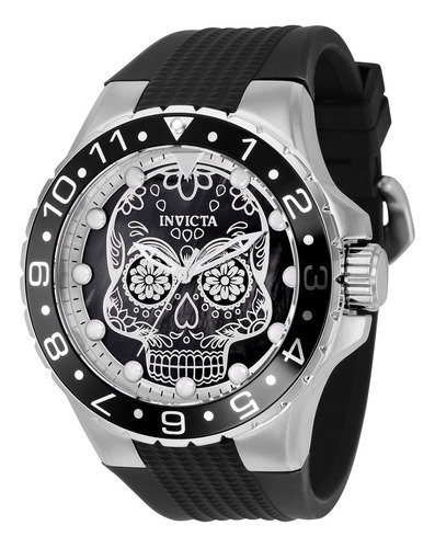 Reloj Invicta 36855 Negro Hombres Color del bisel Negro/Gris