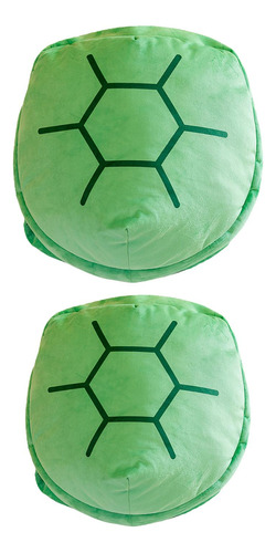 2 Cojines Creativos De Peluche De Concha De Tortuga Para