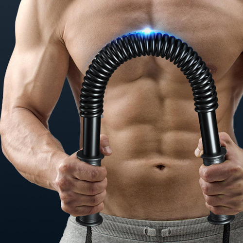 Power Bar Spring Exerciser Expande O Peito Para 56,8 Cm