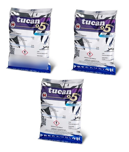 Exterminador Mata Hormigas Y Rastreros Tucan® 5 Polvo 3 Kilo