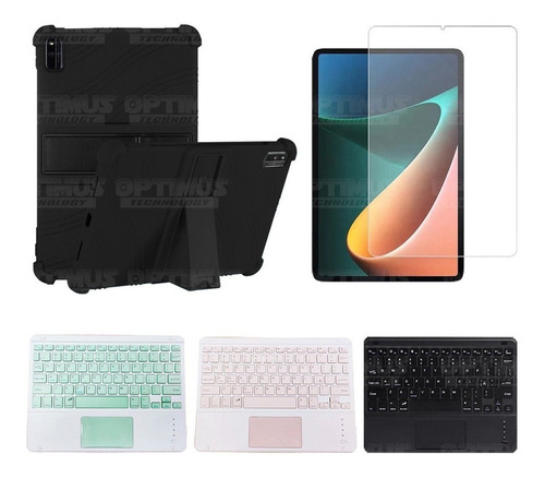 Vidrio + Estuche Antigolpes+ Teclado Para Xiaomi Mi Pad 5