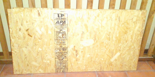 Osb Placa Tabla. Medidas 1.22 Mts X 0.60 Mts X 16 Mm Madera