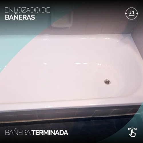 Imagen 4 de 10 de Enlozado De Bañeras Bachas Y Azulejos