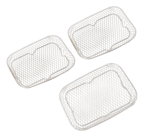 Estante Para Freidora De Acero Inoxidable, Cesta Multifuncio