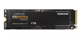 Disco sólido interno Samsung 970 EVO Plus MZ-V7S1T0BW 1TB negro