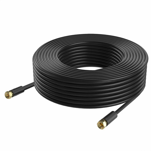 Cable Coaxial 100 Pie Triple Blindado Digital Rg6 Antena