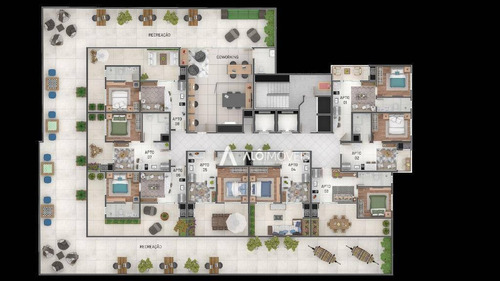 Apartamento Com 1 Dormitório À Venda, 31 M² Por R$ 230.764,75 - Portão - Curitiba/pr - Ap0348