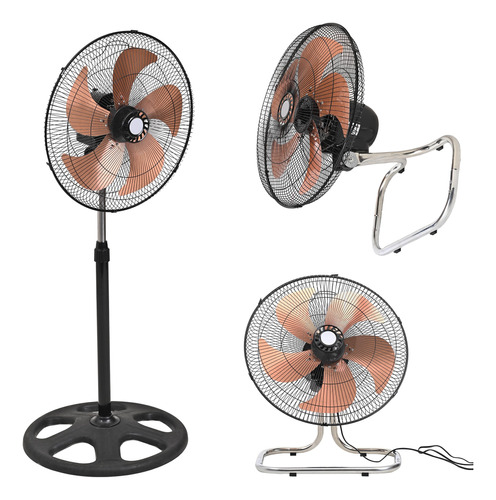 Ventilador 3 En 1 Potente 5 Aspas Metalicas 18 Pul Giratori 