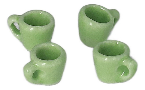 Juego De Té De Miniaturas For Casa De Muñecas, Taza De Cerá