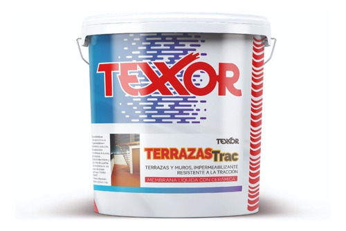 Terrazas Trac - Membrana Líquida Con Cerámica 4lts - Texxor