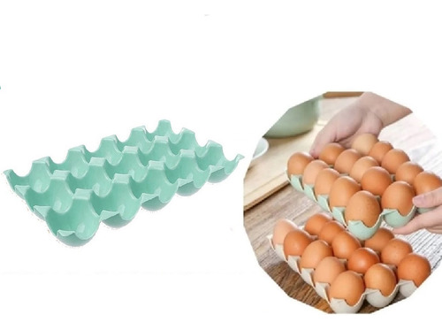 Organizador Bandeja Porta Ovo Em Plástico Para 15 Ovos