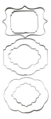 Set De Cortadores Letrero / Marco Vintage Banner 417-7555