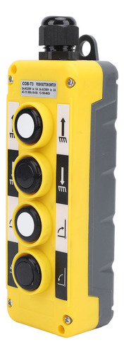 Botonera De Grúa Eléctrica Ip68 Con 4 Botones Pulsadores
