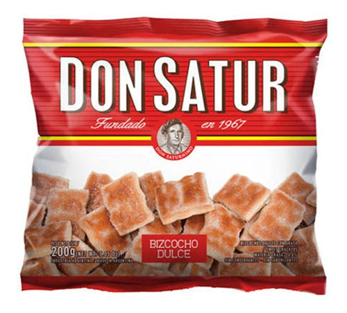 Bizcocho Biscocho Dulce Don Satur Bizcochito 200g Paquete X1