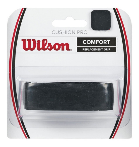 Imagen 1 de 2 de Grip Wilson Cushion Pro Confort Negro Raqueta Tenis 