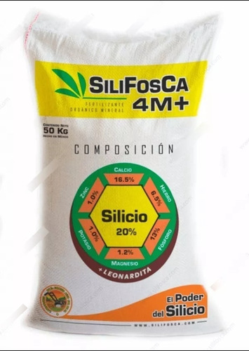 Silifosca 4m+ Fertilizante Orgánico Mineral Con Leonardita