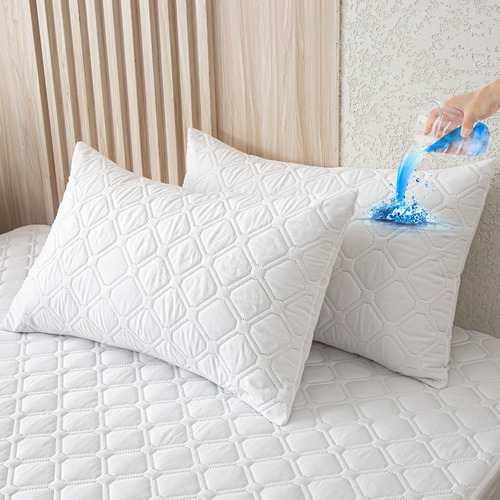 Matrimonial Cubre Colchón Impermeable Con Funda De Almohada