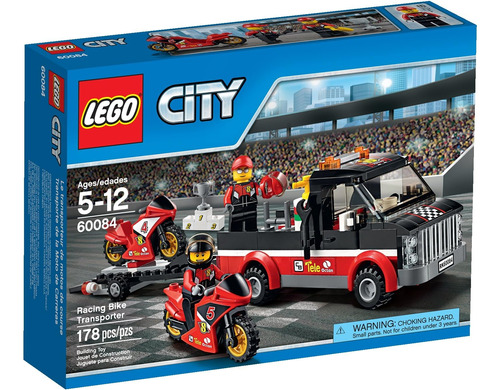 Set De Construc Lego City Racing Bike Transporter 60084