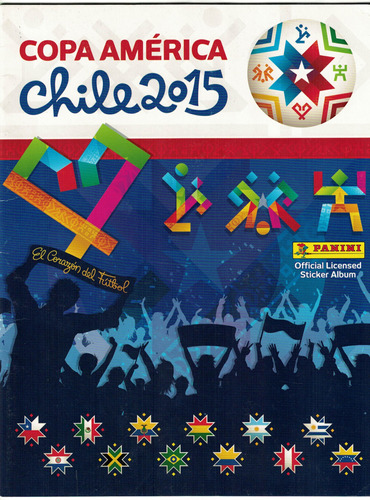  Album Copa America Chile 2015  Completo A Pegar Panini