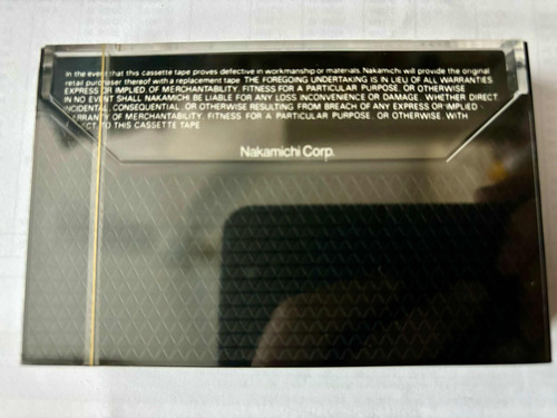 Cassette Virgen Nakamichi Zx-c-60 Cerrado Made In Japan (Usado)