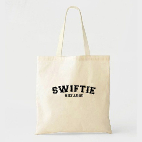 Tote Bag Taylor Swift - Swiftie !lienzo Estampado