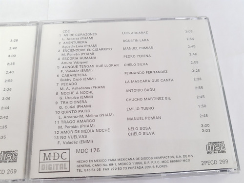 Mi Arrabal Inolvidable Vol. 1 Y 2, Cd Album Doble Año 1993. (Usado)