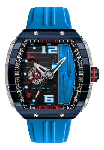 Reloj Hombre Nubeo Troi Blue Nb-6106-02 Edición Limitada