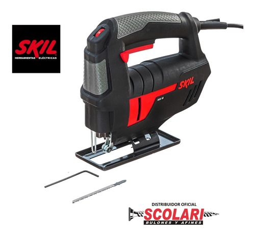 Imagen 2 de 10 de Sierra Caladora Skil 4400 400w 220v Mad/al/acer 65/10/4 Skil