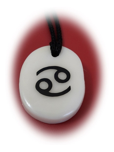 Colgante Con Los Signos Del Zodiaco 2.5 X 3.5 Cm - Cáncer