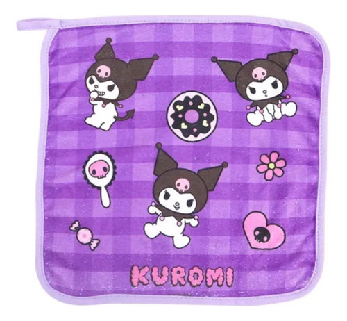 Toalla De Mano Hello Kitty O Kuromi 30 X 30 Cms