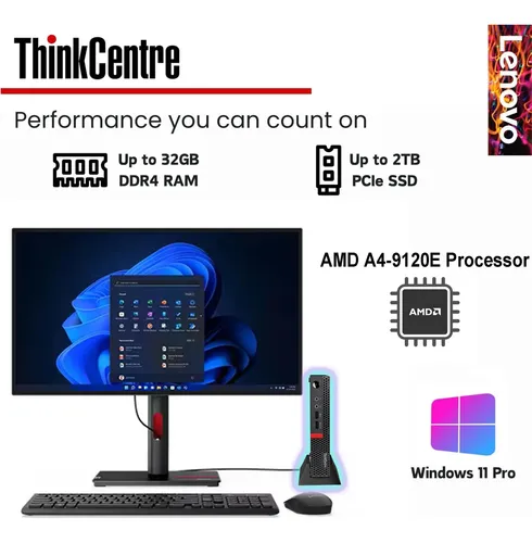 Desktop Lenovo Thinkcentre M625 Tiny Amd 8 Gb Ram 256 Gb Ssd
