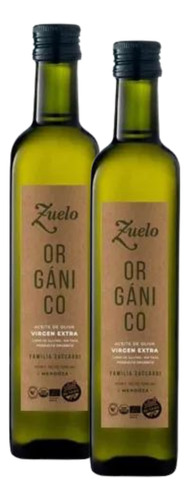 Aceite De Oliva Extra Virgen Organico Zuelo 500ml Pack X2