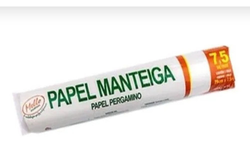 Kit 25un Rolo Papel Manteiga 29cm X 7,5m - Mello