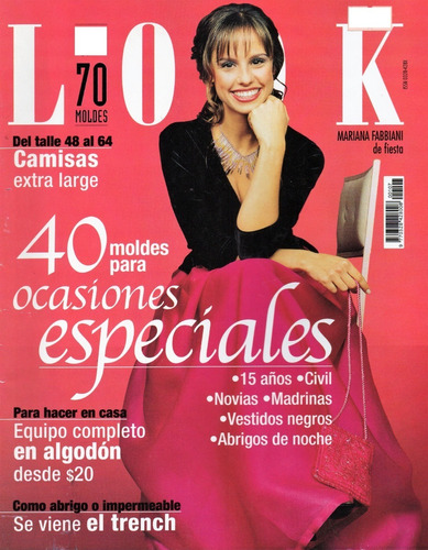 Revista Look N°107 2000 70moldes Especial Ocasiones Fiestas