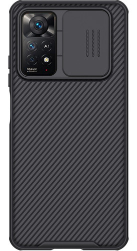 Funda Nillkin Camshield para Redmi Note 11 Pro/5G, color negro