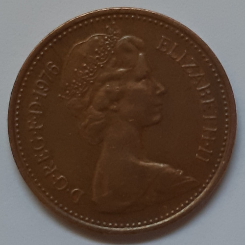 Vendo Monedas Inglesas New Penny Y 5 Pence Años 1976 Y 1991.