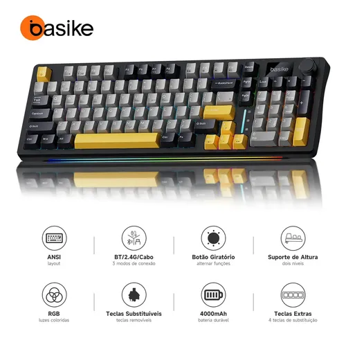 Basike tri-mode com numérico
