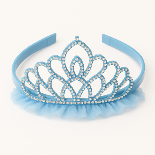 Diadema Corona Princesa Set 6 Cumpleaños Multicolor