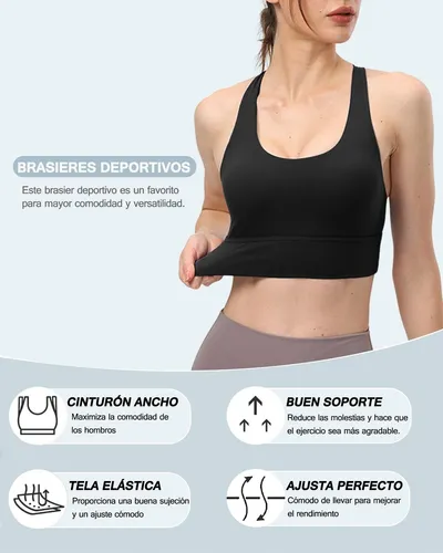 Brasier deportivo alto impacto hotsell