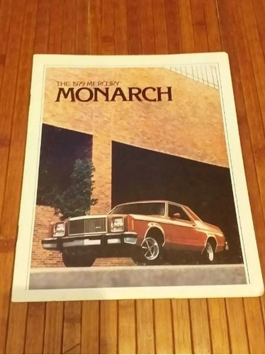 Ficha Tecnica Tipo Muestrario Mercury Monarch 1979. 