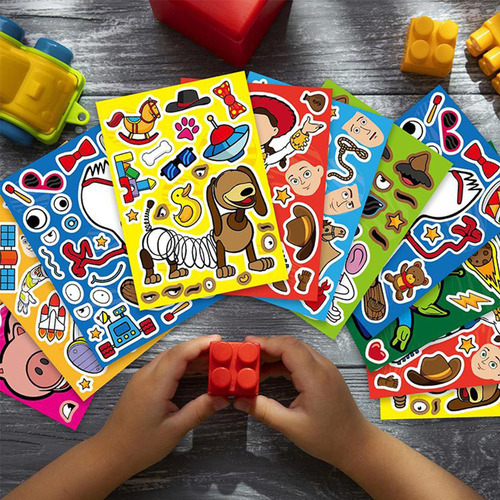 Disney Toy Story-pegatinas De Rompecabezas Para Bebés Y Niño