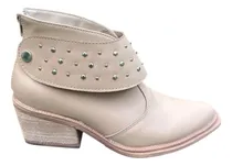 Comprar Botas Texanas Taco Negro Blanco Suela Mujer Livianas Caña