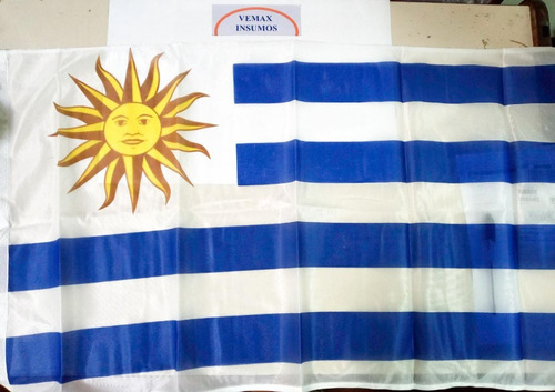 Imagen 1 de 1 de Bandera Uruguay 60 X 90cm Republica Oriental