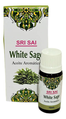 Aceite Aromático Salvia Blanca - Sri Sai