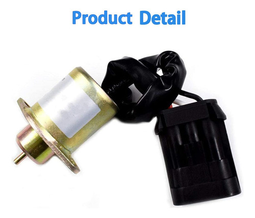 Solenoide Corte Combustible 12 V Para Minicargadoras Bobcat