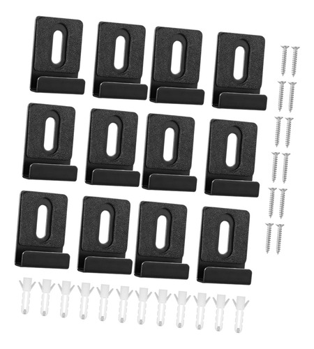 12 Piezas De Clips De Espejo De Metal, Kit De Clips De