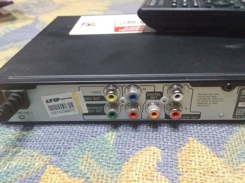 Reproductor De Dvd Y Cd Sony Mod. Dvp-sr200p Control Remoto