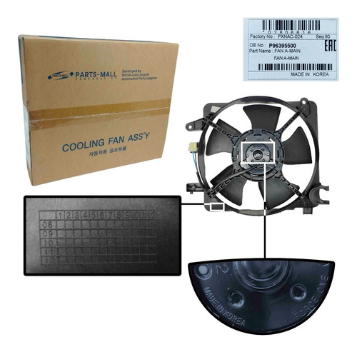 Imagen 8 de 10 de Electroventilador Spark 2011 2012 2013 2014 Original